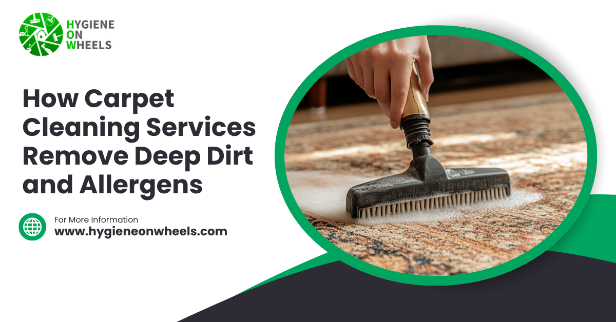 How Carpet Cleaning Services Remove Deep Dirt and Allergens​