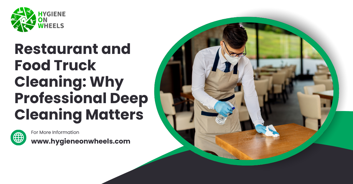 Restaurant and Food Truck Cleaning: Why Professional Deep Cleaning Matters