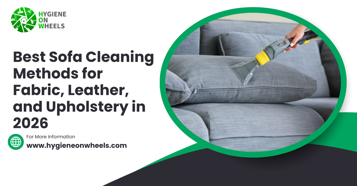 Best Sofa Cleaning Methods for Fabric, Leather, and Upholstery in 2026